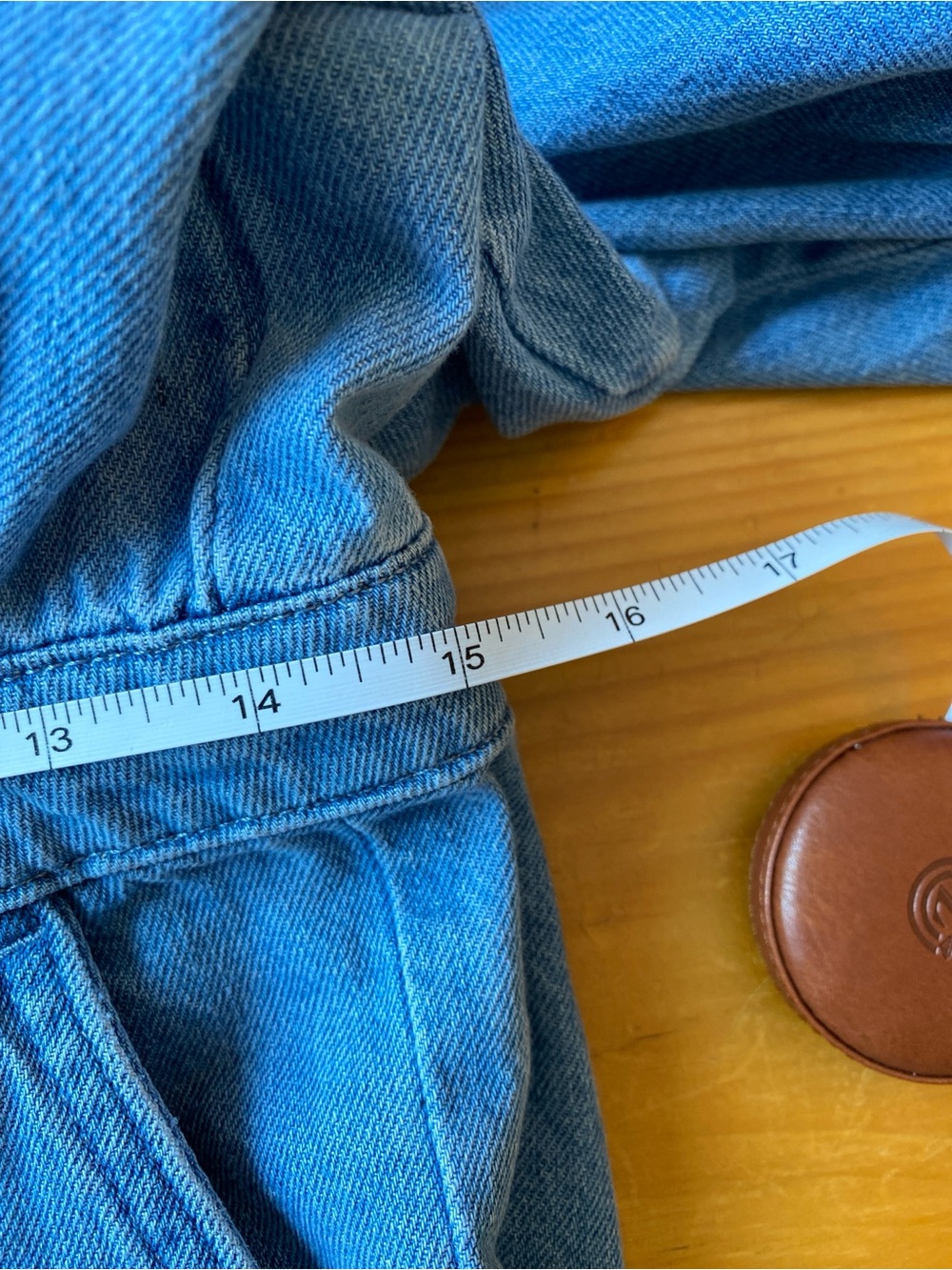 H&M Light Blue Denim Romper with Button Front - Picture 8 of 9